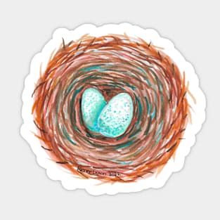 Birds Nest Sticker